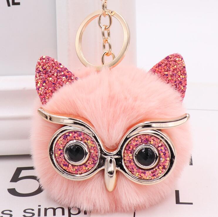 Portachiavi Peluche Gufo Colorato - Idea Regalo e Bomboniera Originale