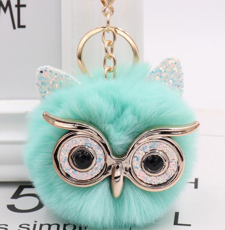Portachiavi Peluche Gufo Colorato - Idea Regalo e Bomboniera Originale