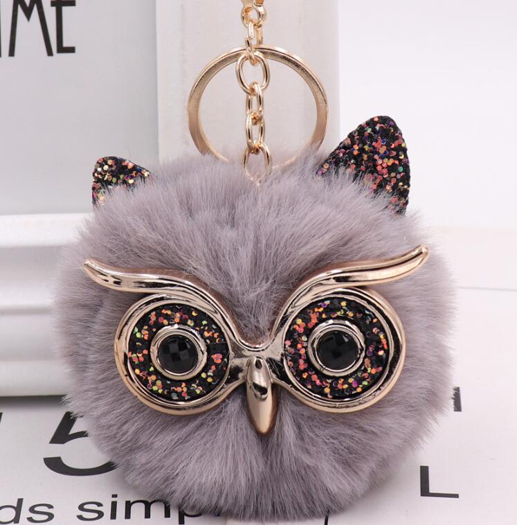 Portachiavi Peluche Gufo Colorato - Idea Regalo e Bomboniera Originale