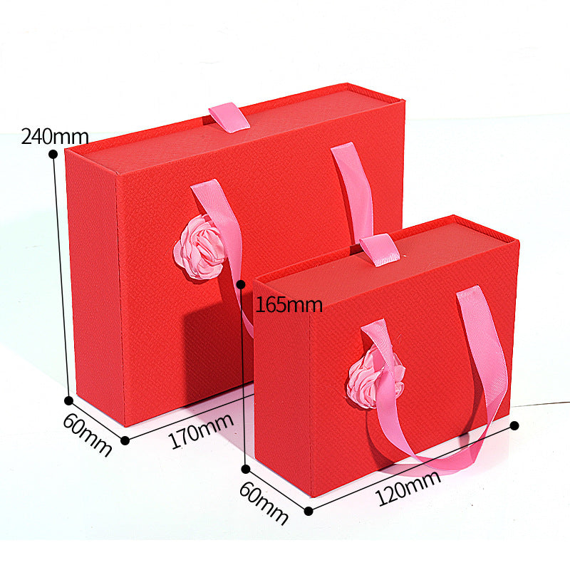 Scatola regalo elegante con fiocco - packaging luxury per occasioni speciali