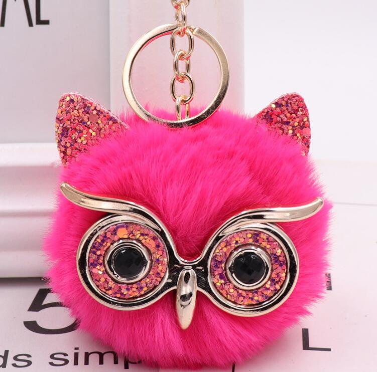 Portachiavi Peluche Gufo Colorato - Idea Regalo e Bomboniera Originale