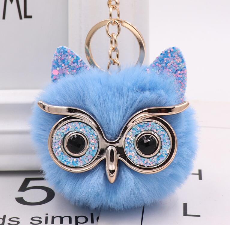 Portachiavi Peluche Gufo Colorato - Idea Regalo e Bomboniera Originale