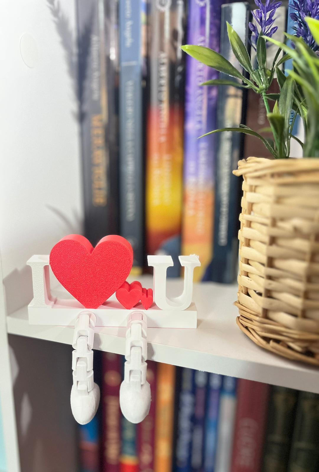 Scultura  decorativa “I ❤️ U”