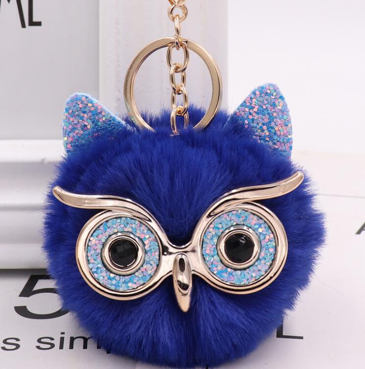 Portachiavi Peluche Gufo Colorato - Idea Regalo e Bomboniera Originale