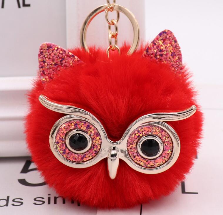 Portachiavi Peluche Gufo Colorato - Idea Regalo e Bomboniera Originale