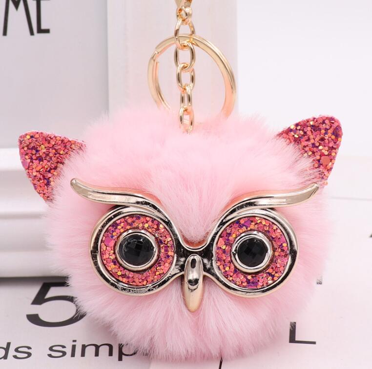 Portachiavi Peluche Gufo Colorato - Idea Regalo e Bomboniera Originale