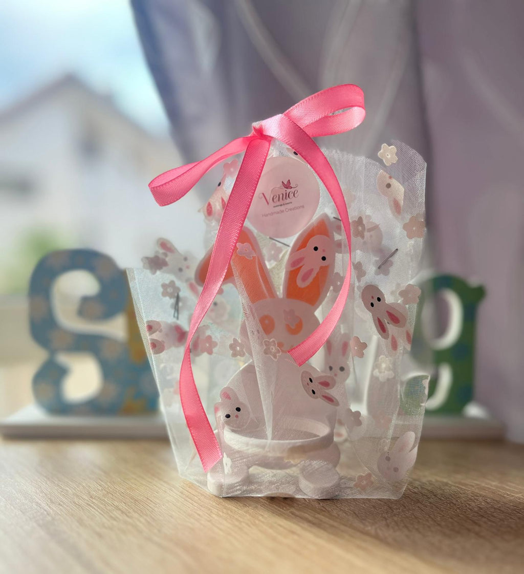 Porta Ovetti Pasqua Coniglietto – Contenitore 3D Apribile | Singolo o Trio