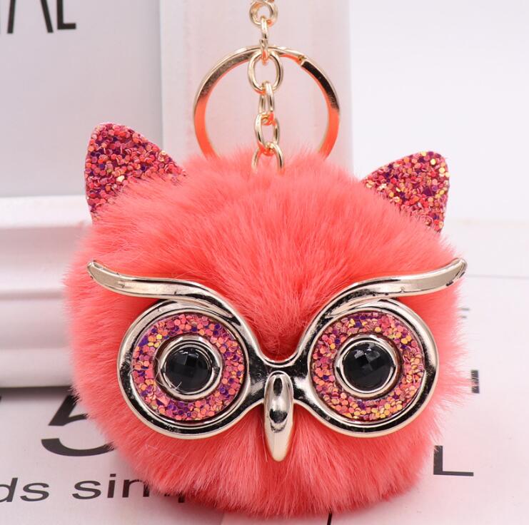 Portachiavi Peluche Gufo Colorato - Idea Regalo e Bomboniera Originale
