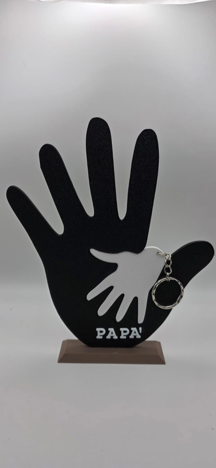 Portachiavi Festa del Papà – Mano del Papà e del Figlio