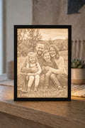 Litofania Personalizzata da Foto – Stampa 3D con Cornice