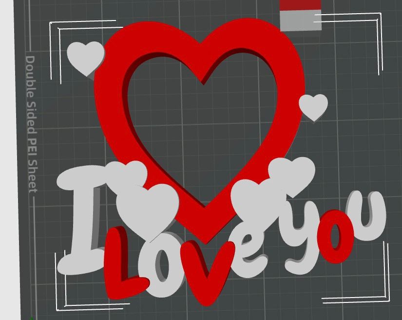 I Love You” Photo Frame