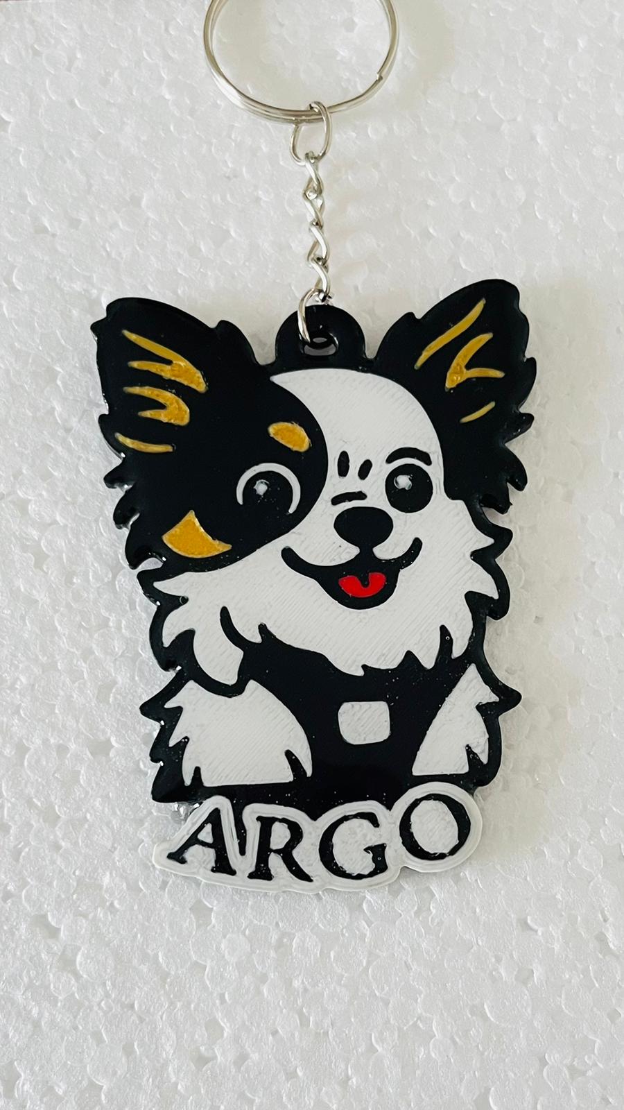 Ritratto 3D del Tuo Amico a Quattro Zampe - PORTACHIAVE