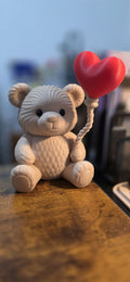Orsetto con Palloncino a Cuore – Regalo artigianale in stampa 3D