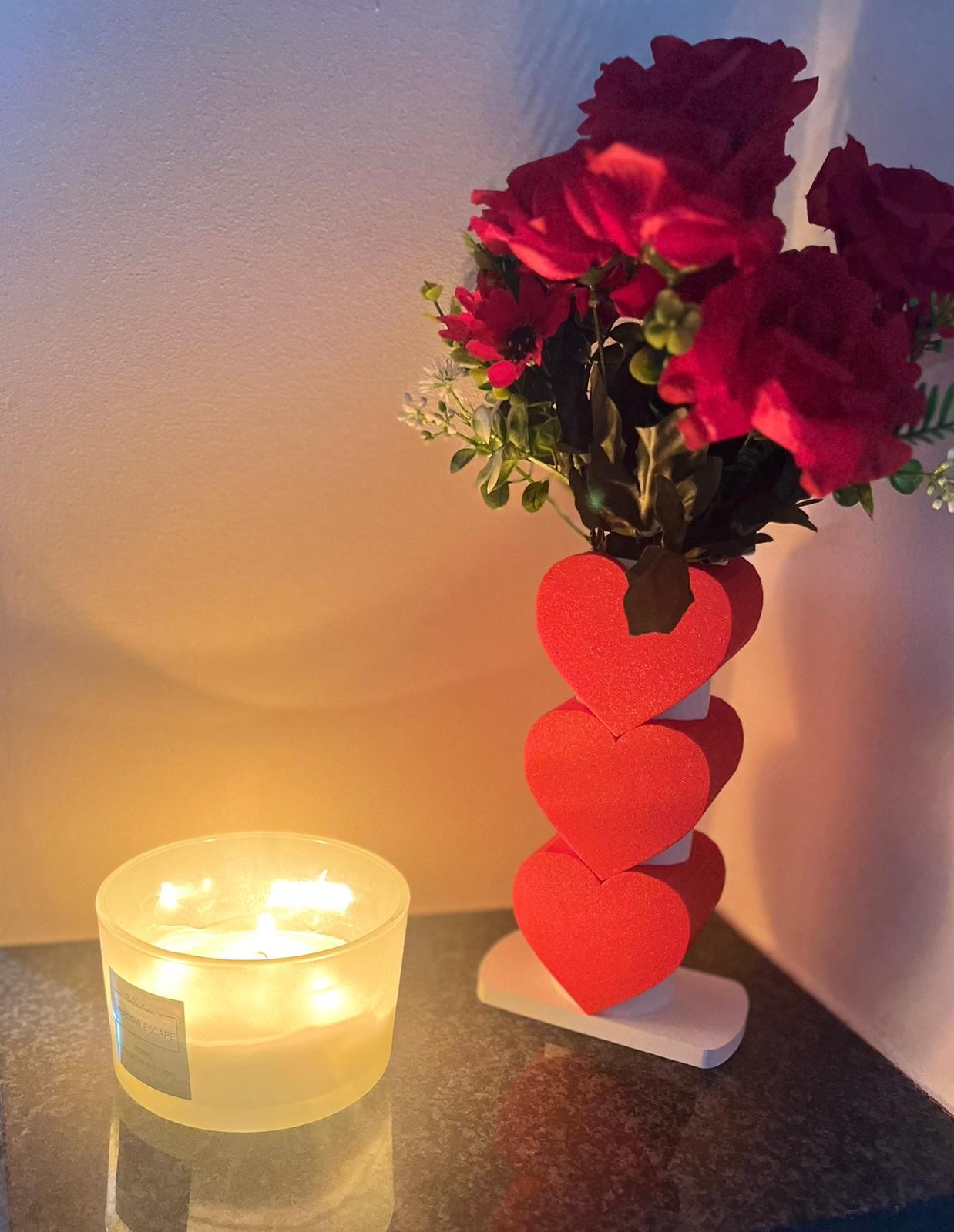 Vaso di Cuori – Vaso Decorativo