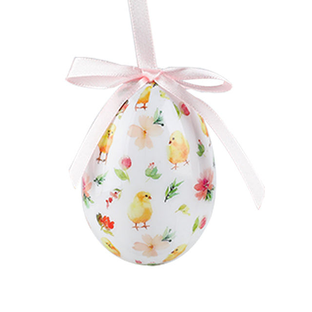 Decorazione Uovo Pasquale per la casa - Ornamenti Primaverili in resina eleganti