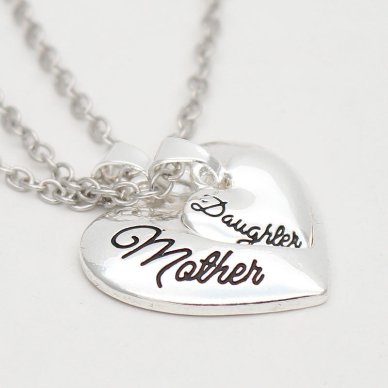 Collana Cuore Mamma e Figlia – Ciondolo Divisibile Mother Daughter Regalo Festa della Mamma