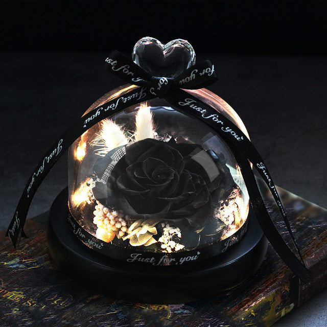 Rosa Eterna LED con Cupola