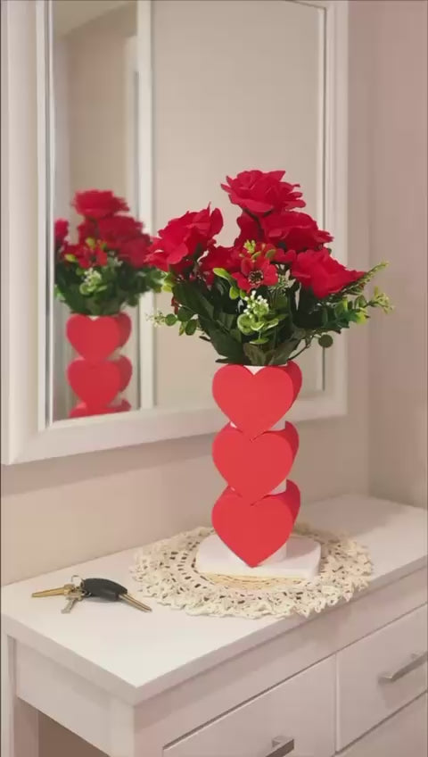 Vaso di Cuori – Vaso Decorativo